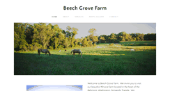Desktop Screenshot of beechgrovefarm.biz