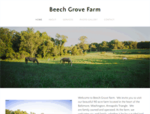 Tablet Screenshot of beechgrovefarm.biz